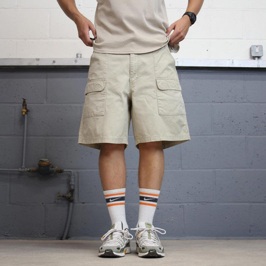 Beige Eddie Bauer cargo shorts W38