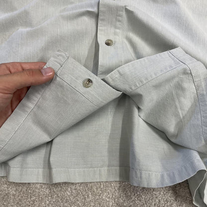 Y2KColumbia technical shirt short sleeve light blue Surf style button down summer shirt