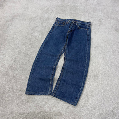 Blue Levis 505 jeans W30L25.5 y2k 90s style 5 pocket denim pants straight fit