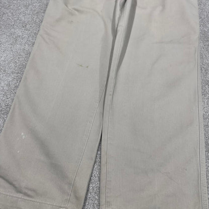 Baggy Carhartt work pants W38L31 beige loose skate pants