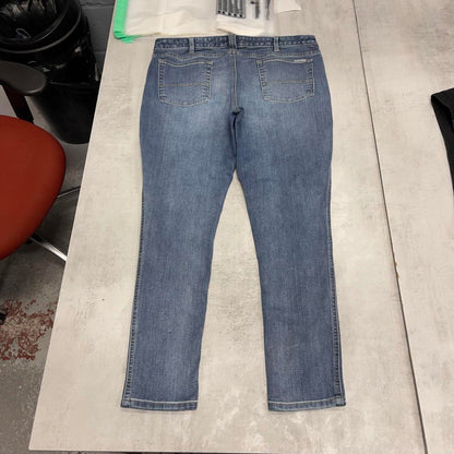 Blue Carhartt jeans size 16 regular W36L30 slim fit skinny leg pants