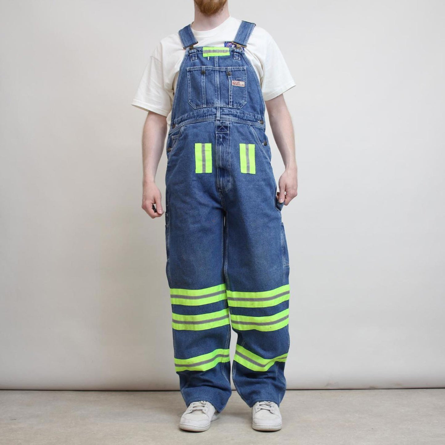 Vintage Ozark overalls W32 L32 loose denim 90s style carpenter dungarees