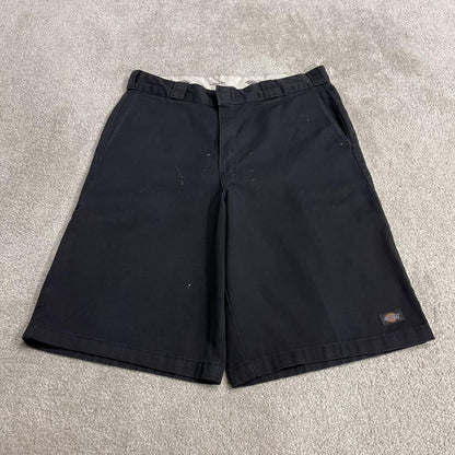 Dickies baggy chino shorts carpenter black Chino style skater shorts long wide leg festival