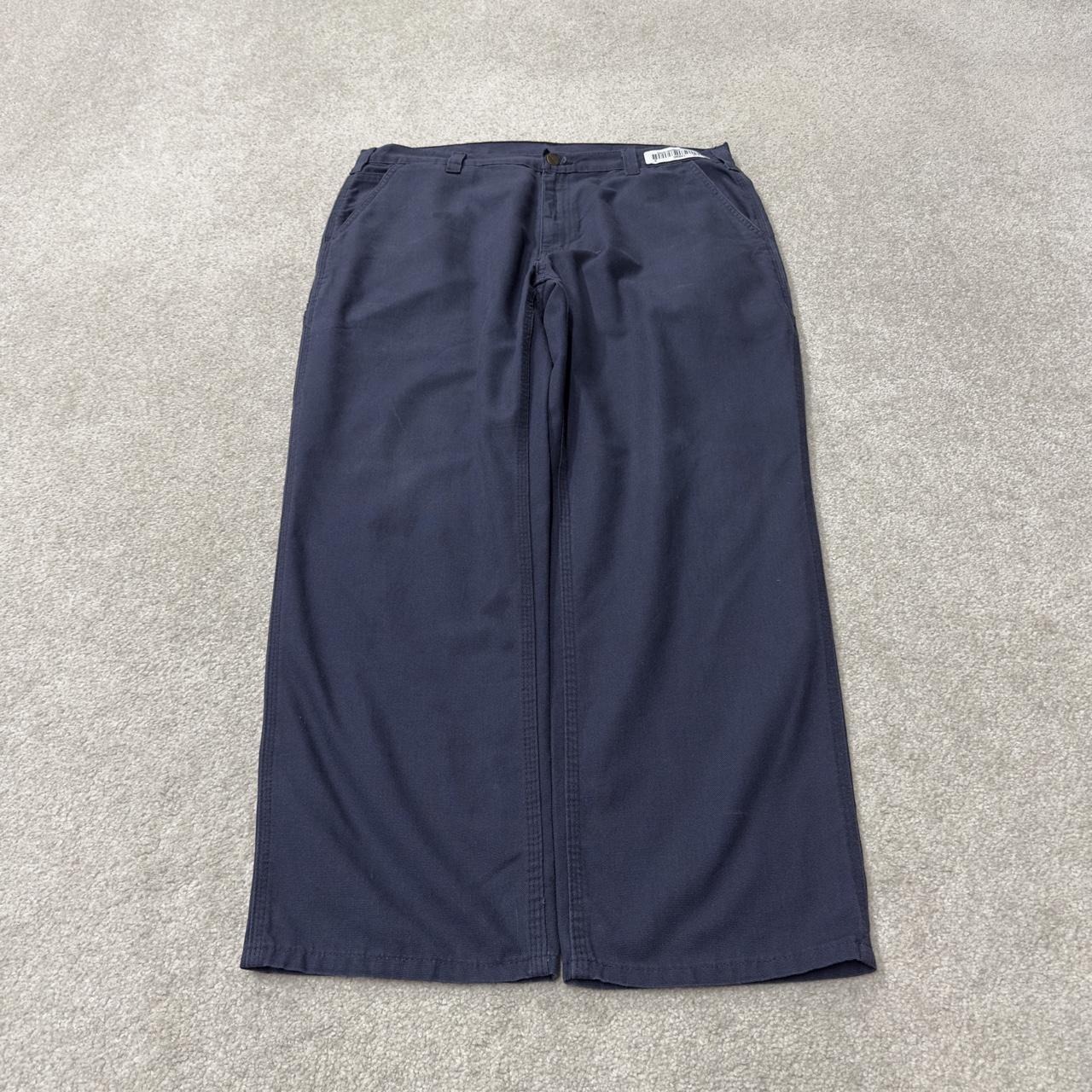 Carhartt carpenter pants y2k navy Loose dungaree fit skater style workwear trousers