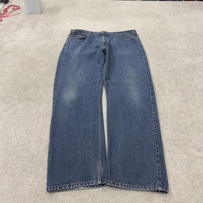 Levi’s 505 y2k straight leg jeans blue Regular fit denim pants red tab logo