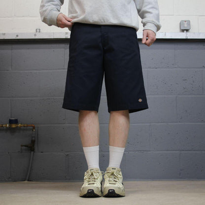 Dickies carpenter shorts long leg navy Twill chino skater style shorts loose long leg