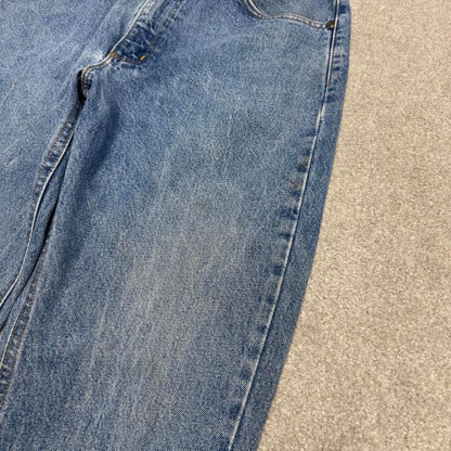 Vintage Carhartt jeans blue denim W35L30 90s skater style straight leg 5 pocket jeans workwear