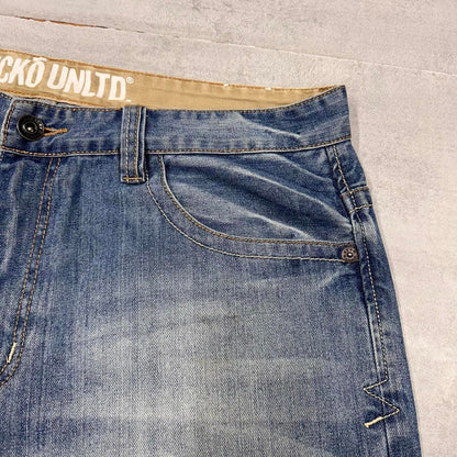 Baggy Ecko Unltd denim shorts W38