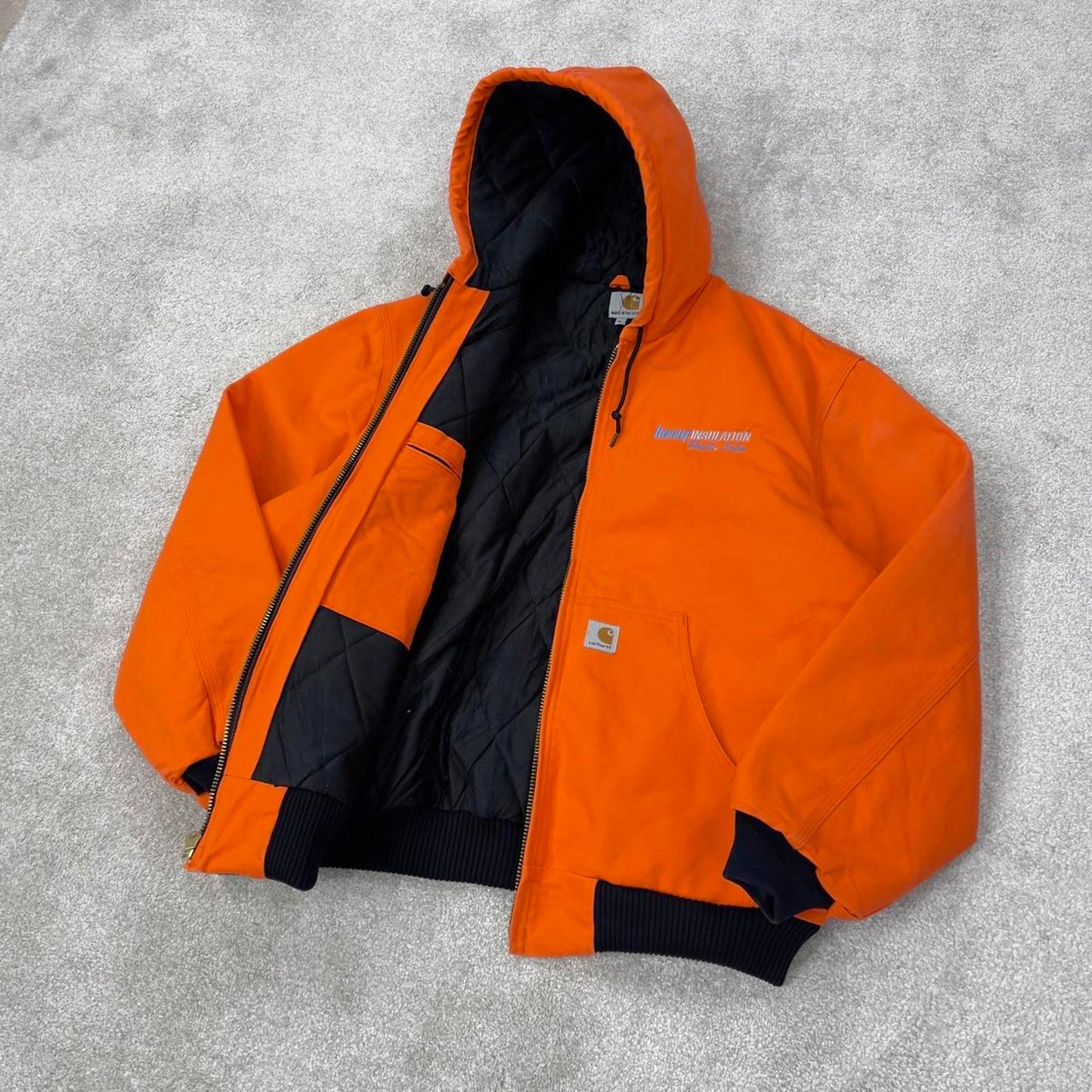 Vintage Carhartt hooded active jacket XL