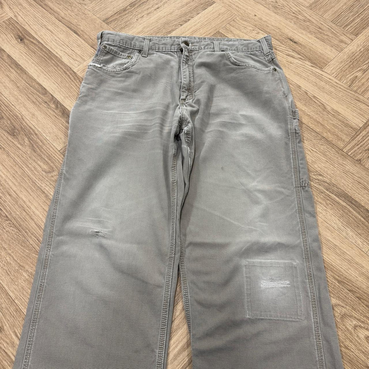 Vintage baggy carhartt carpenter pants y2k Loose fit wide leg utility workwear cargo trousers