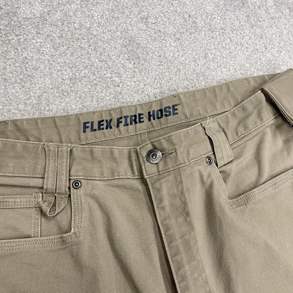Duluth cargo shorts canvas carpenter Khaki beige Loose canvas skater style summer work shorts