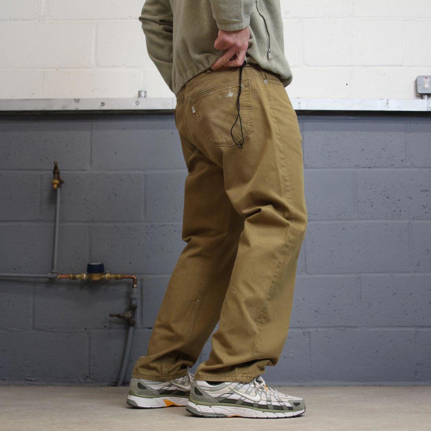 Vintage y2k Levis 505 jeans tan Casual style 5 pocket 100% cotton pants