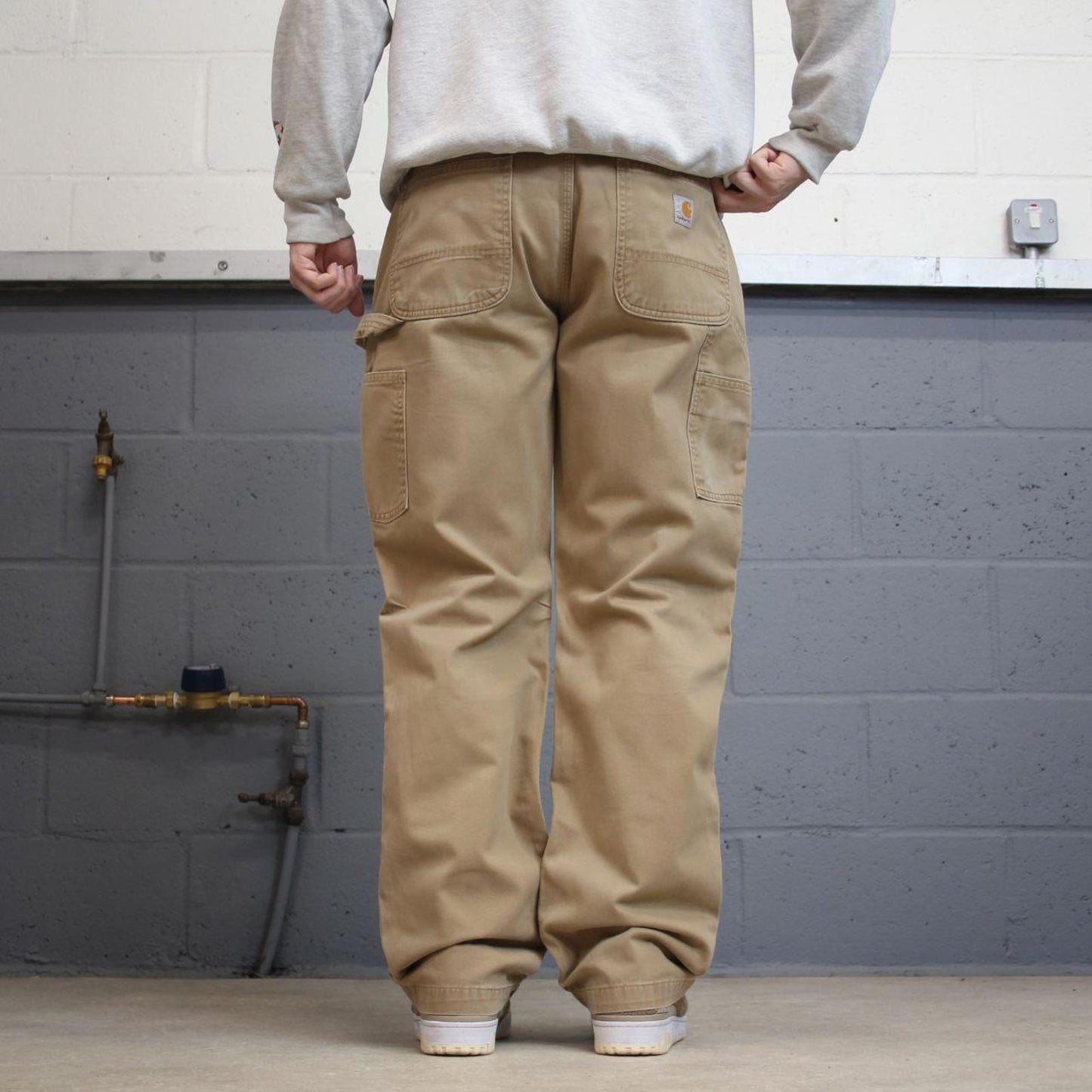 Carhartt carpenter pants W36L32 tan relaxed 90s style cargos