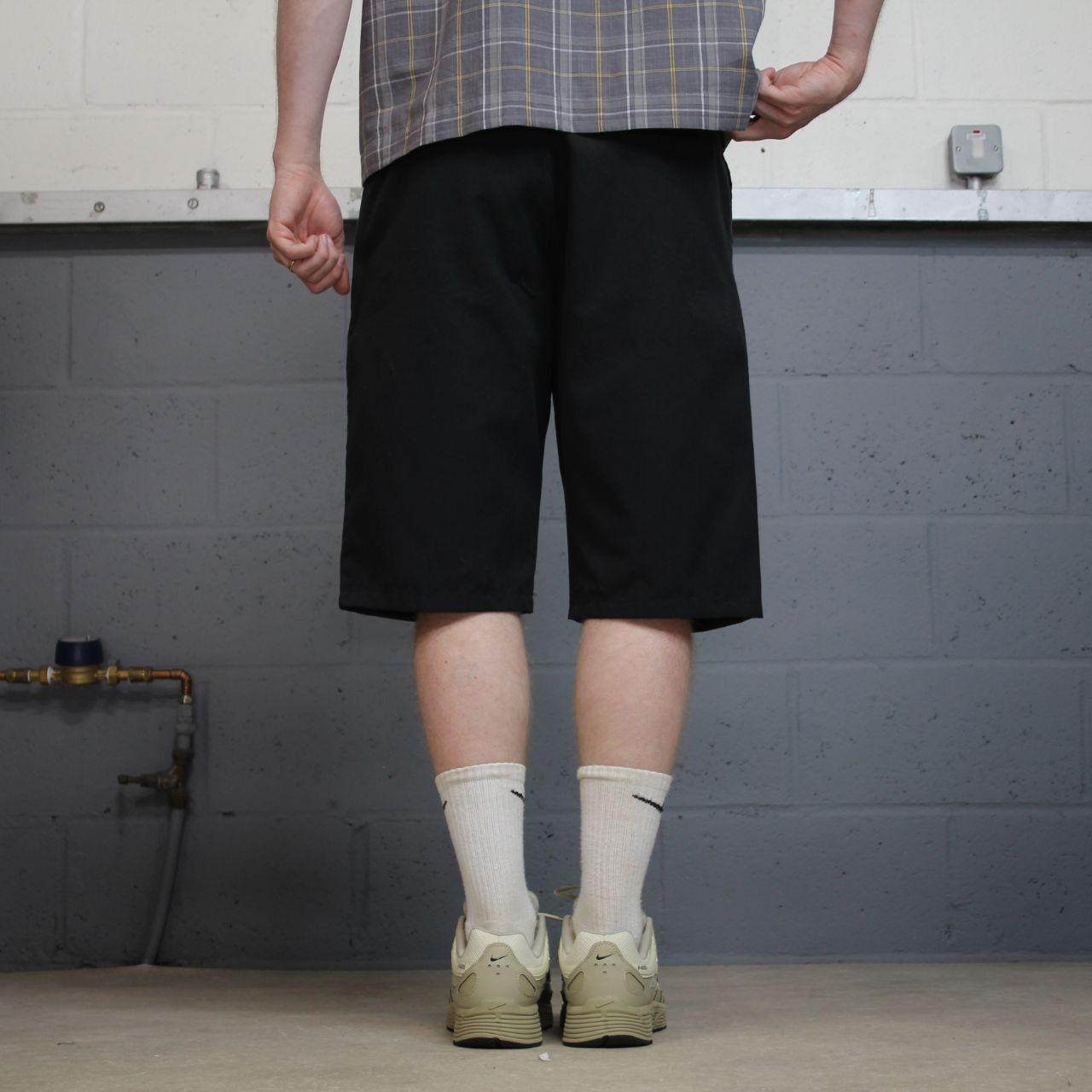 Dickies carpenter shorts chino black Twill chino skater style shorts loose long leg