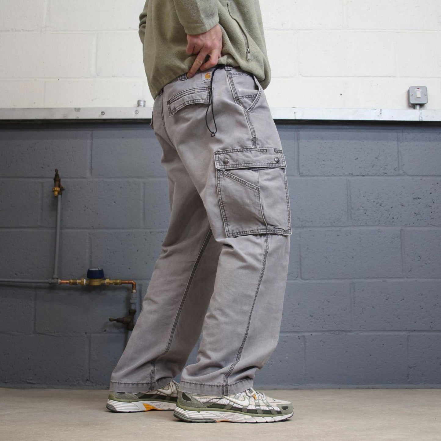 00s Carhartt cargo pants grey W38L30 90s skater style workwear cargos relaxed