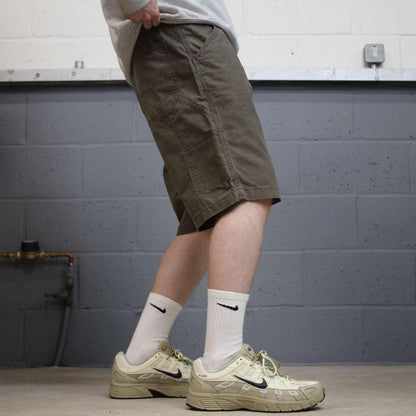 Faded Glory carpenter shorts khaki Loose skater style summer festival cargo jorts