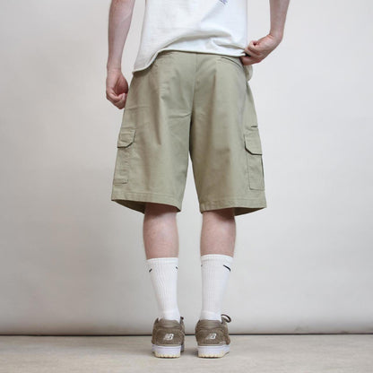 Khaki baggy Dickies cargo shorts W36 loose chino cargo skater style shorts