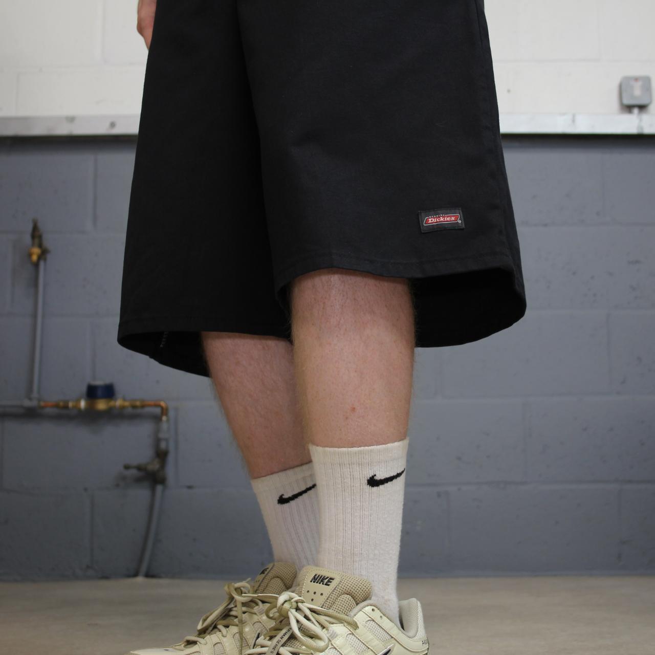 Dickies carpenter long leg chino shorts black Twill style skater shorts long leg festival