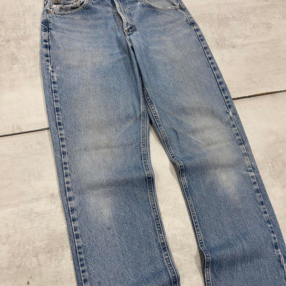 Blue vintage Carhartt jeans W32L34 90s skater style thick denim 5 pocket pants