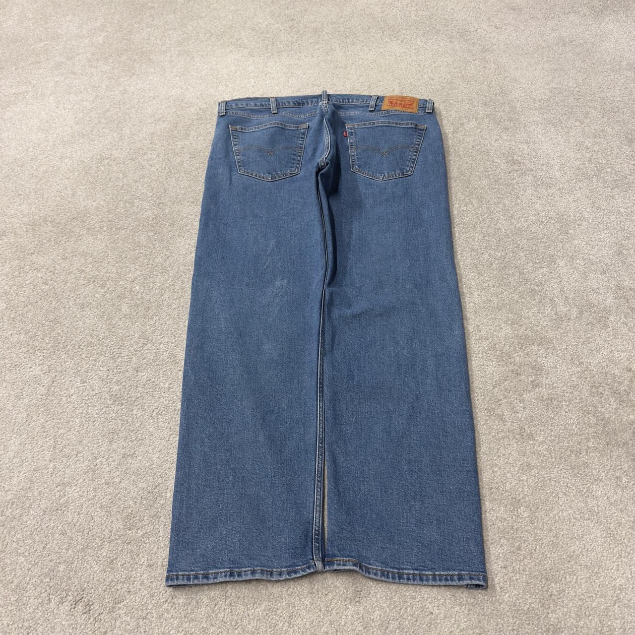 Levi’s 505 jeans y2k W40L30 blue denim straight leg red tab logo