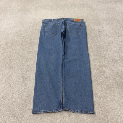 Levi’s 505 jeans y2k W40L30 blue denim straight leg red tab logo
