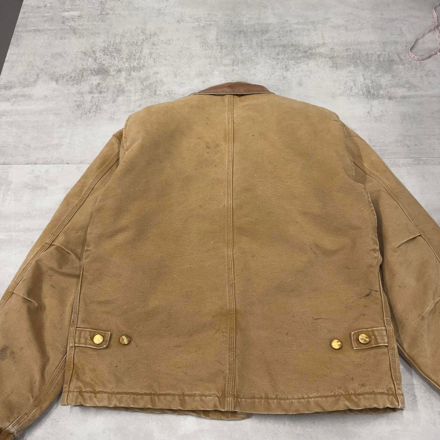 Vintage Carhartt traditional jacket Large boxy cropped workwear Detroit style