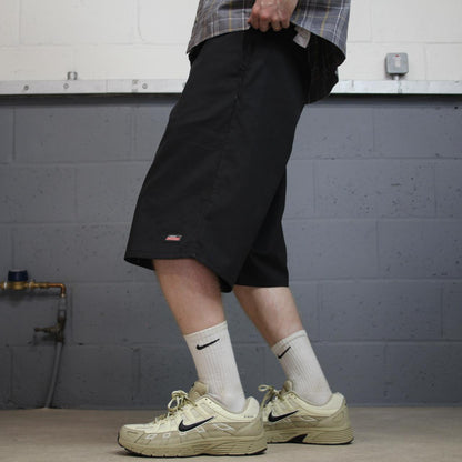Dickies baggy carpenter shorts black Twill chino skater style shorts wide long leg