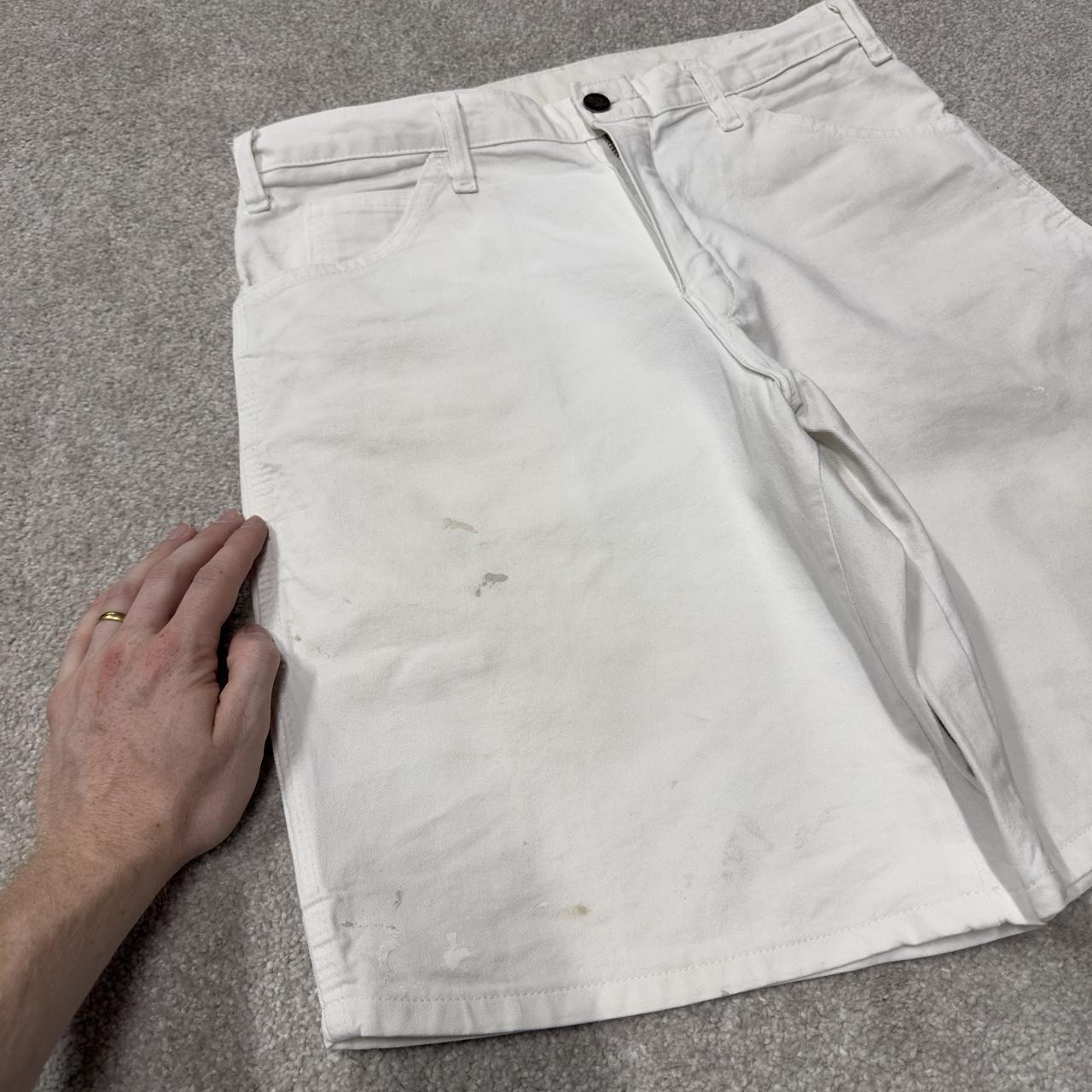 Dickies carpenter shorts y2k painter white Canvas skate surfer cargo shorts summer