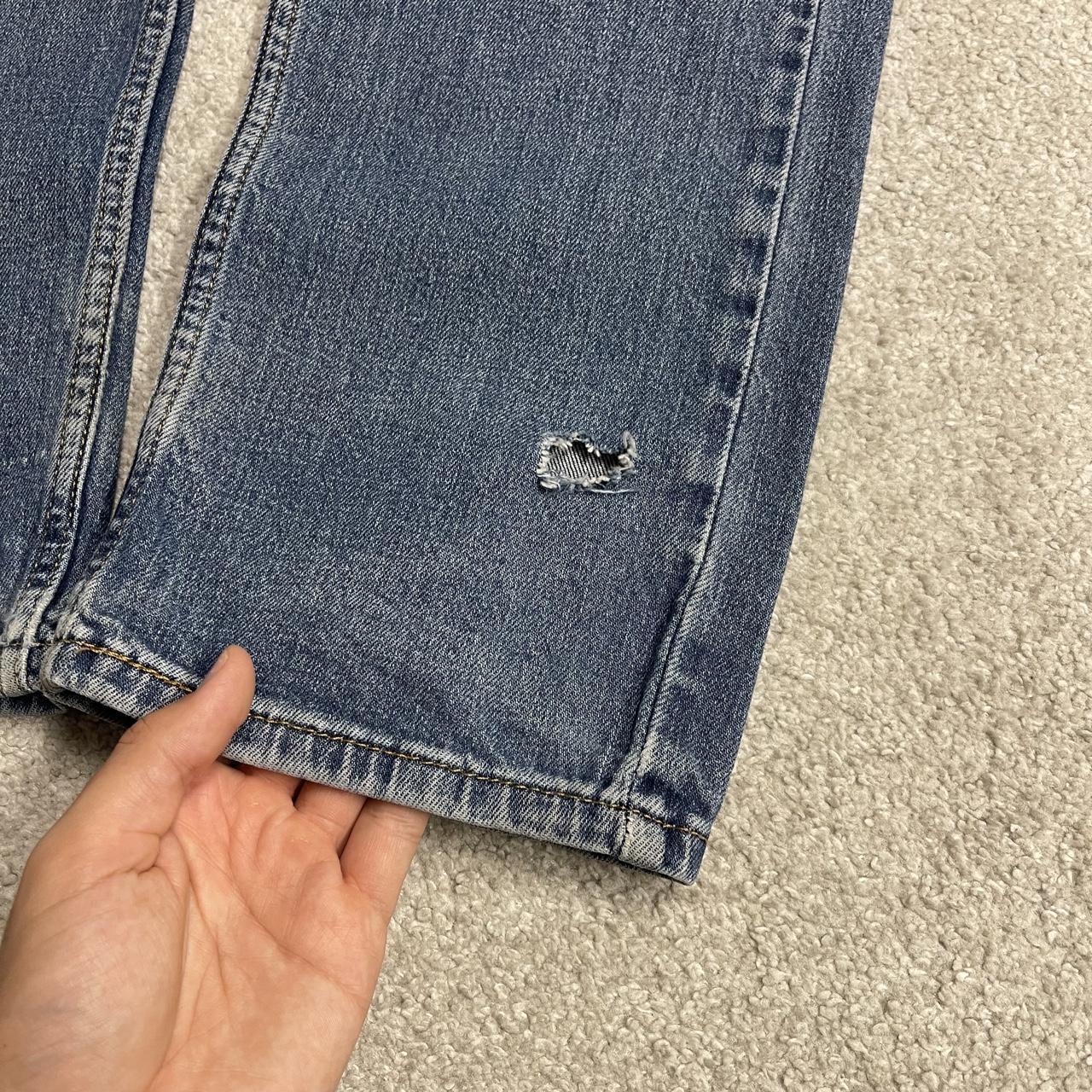 Levi's 505 straight fit jeans y2k blue Regular straight leg denim pants red tab logo