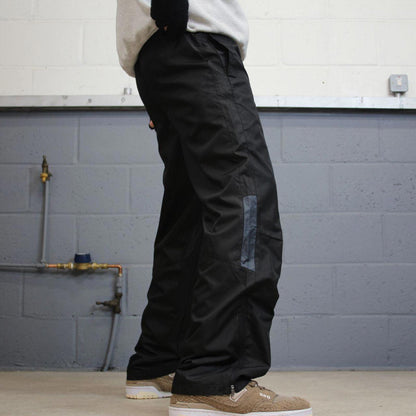 00s baggy Starter tracksuit bottoms black small loose y2k style sportswear track pants gym wear