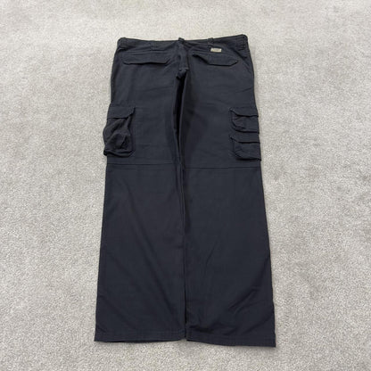 Wrangler cargo pants y2k black Regular taper fit skater work utility pants
