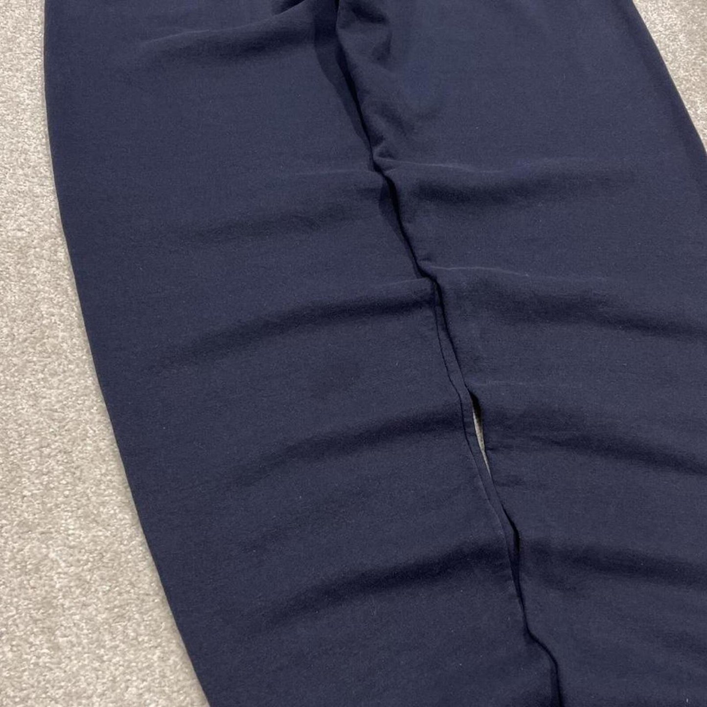 Champion baggy sweatpants joggers cuffed navy Loose floaty embroidered tracksuit bottoms