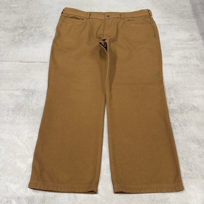 Baggy Duluth Trading jeans W44L30 loose tan denim 90s skater style workwear jeans