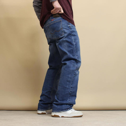 Blue Wrangler Jeans W38L32 Relaxed boot denim skate pants