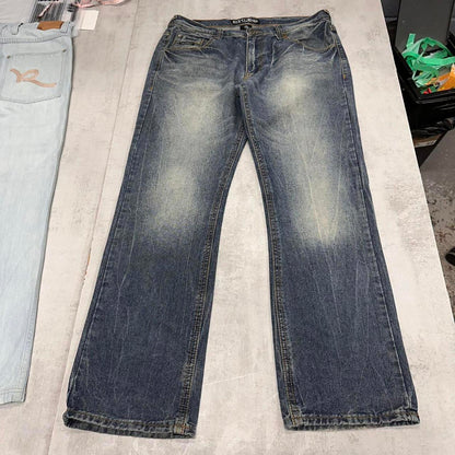 Y2K Enyce jeans Loose W36L32 denim skate pants embroidered design