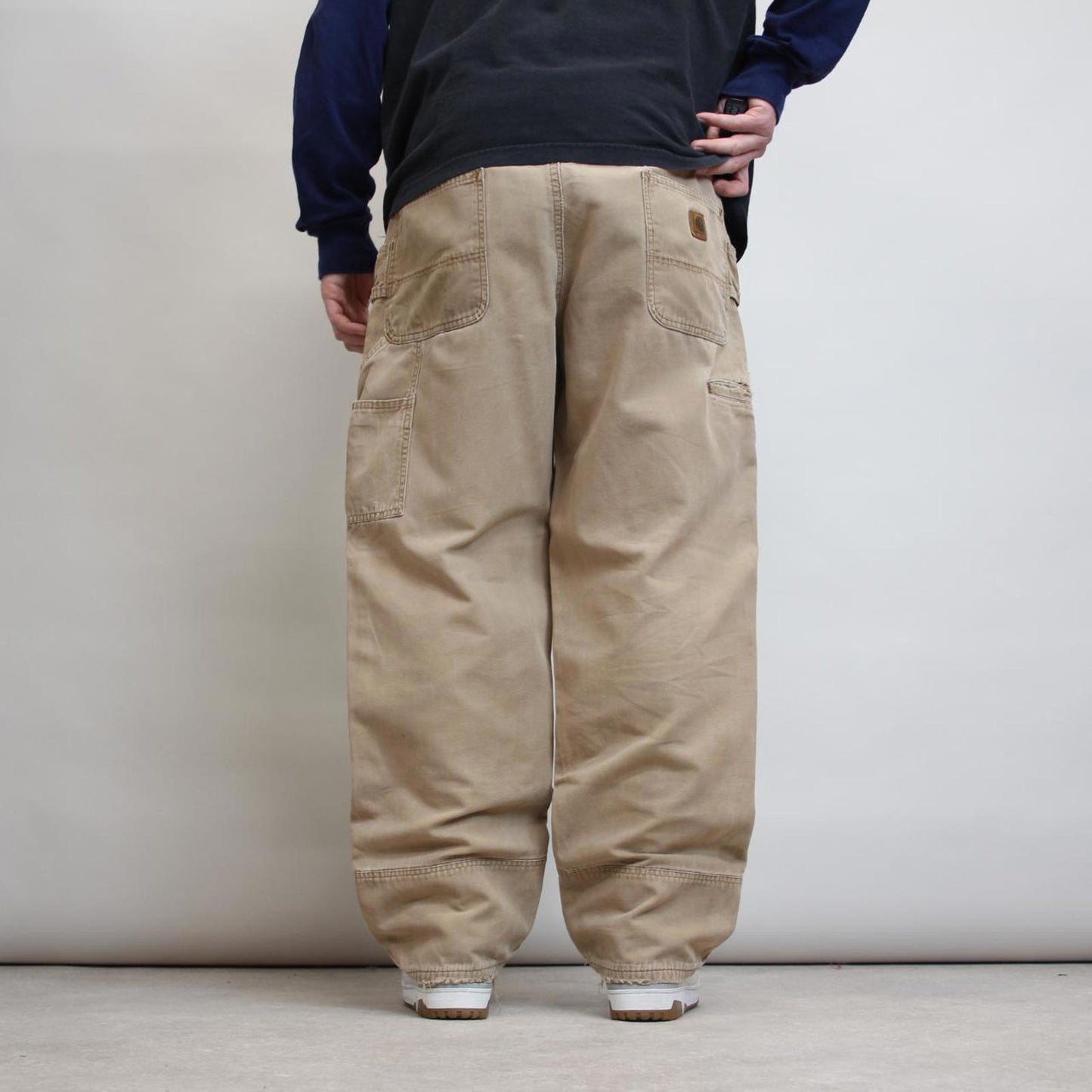 Carhartt double knee carpenter trousers W38L30 loose tan skater pants