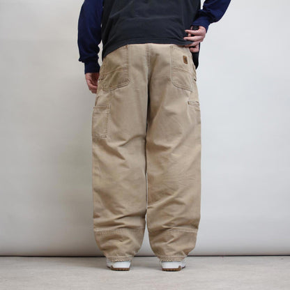 Carhartt double knee carpenter trousers W38L30 loose tan skater pants