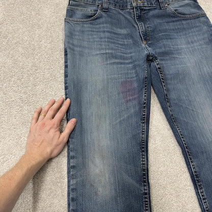 Vintage Carhartt jeans y2k relaxed blue denim Relaxed fit straight leg skater style workwear