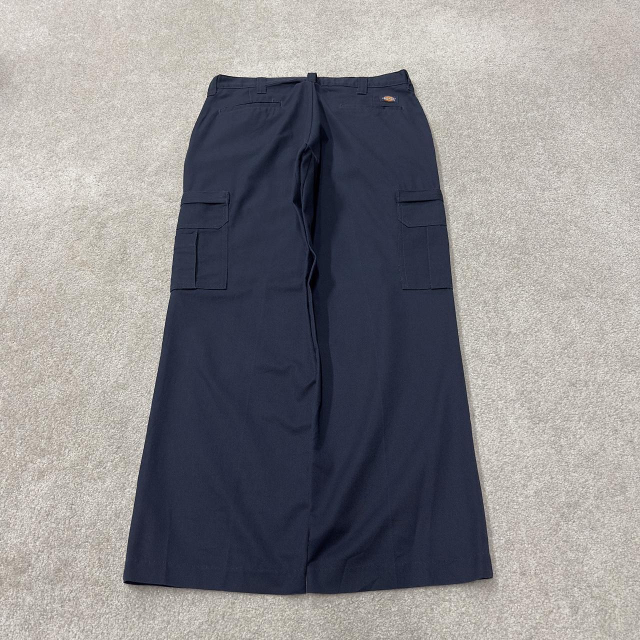 Dickies baggy cargo pants W34L30 navy Chino style utility skate work trousers