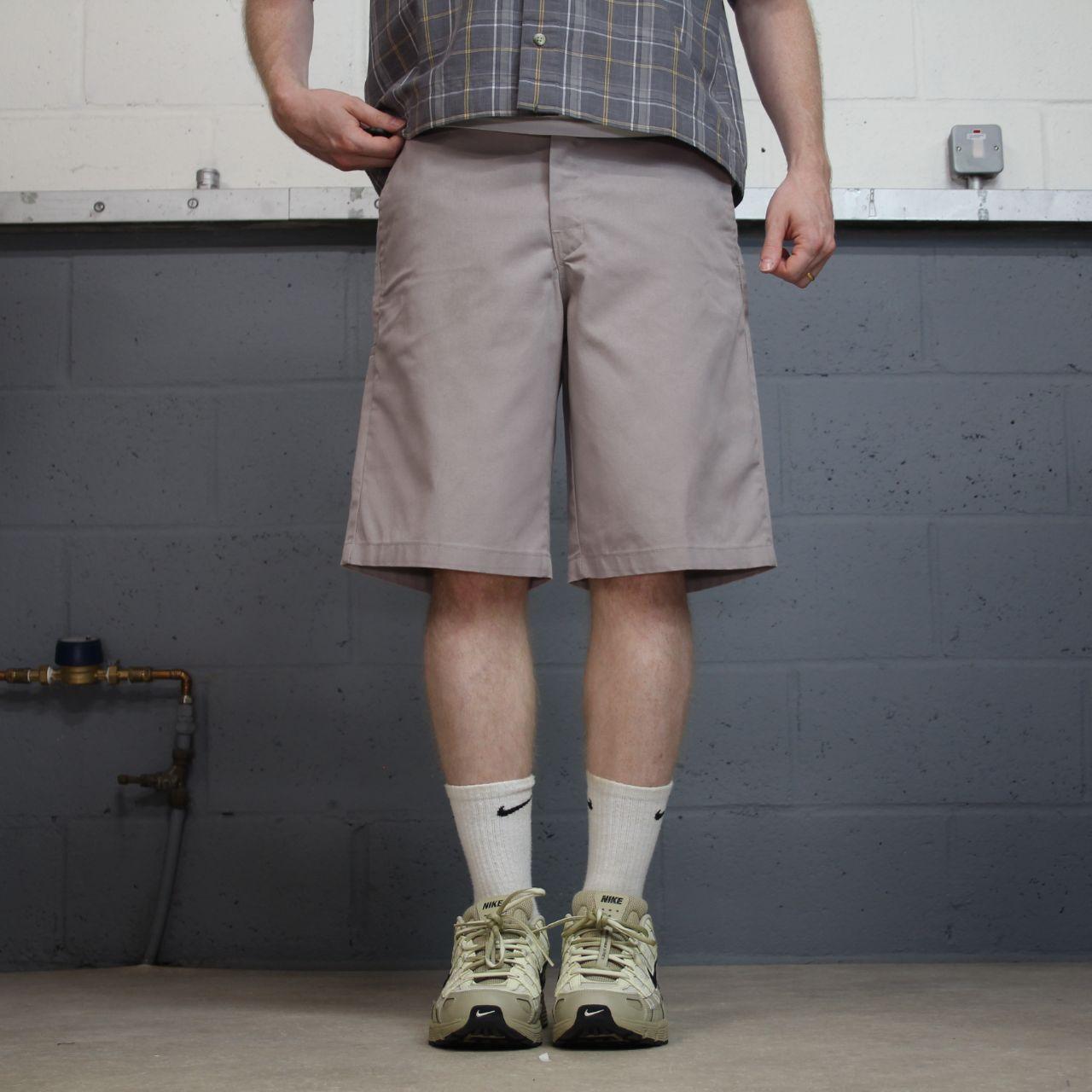 Dickies carpenter shorts long leg grey Twill chino skater style shorts loose leg
