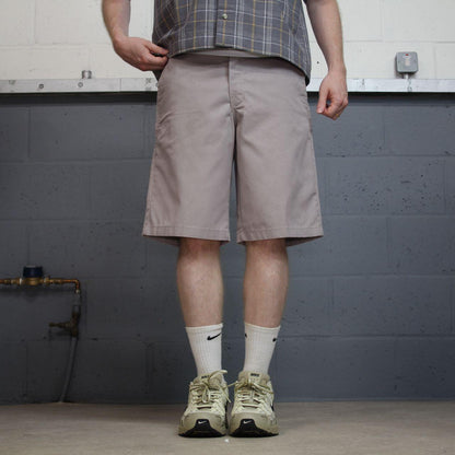 Dickies carpenter shorts long leg grey Twill chino skater style shorts loose leg