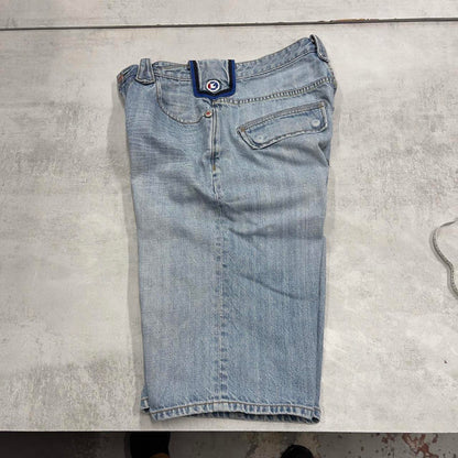 G Unit denim shorts W32 loose denim Y2K hip hop skate style jorts