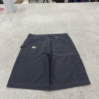 Baggy carpenter shorts long y2k navy Old Navy canvasy skater style jorts