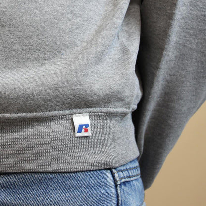 Grey vintage Russell sweatshirt S
