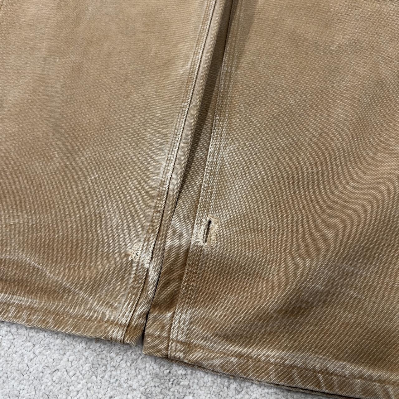 Vintage baggy Carhartt carpenter pants y2k tan brown Loose leg 100% cotton skater style workwear