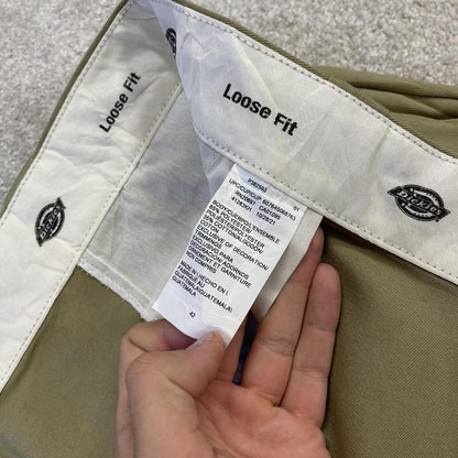 Dickies extra baggy chino shorts carpenter khaki Skater / surf style shorts long wide leg summer