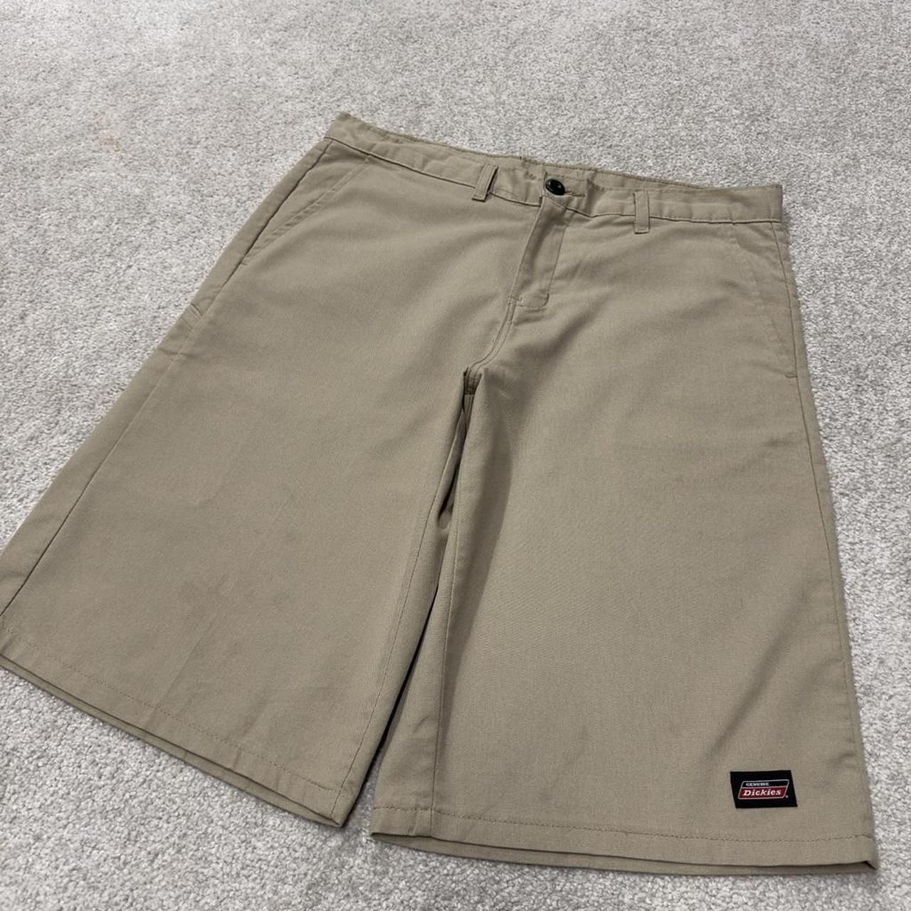 Dickies carpenter chino shorts long leg khaki Chino style skater shorts loose leg festival