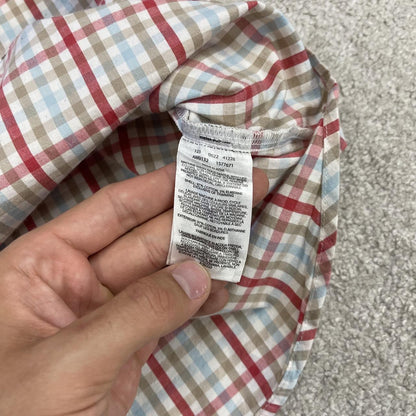 Columbia checkered short sleeve shirt y2k Festival style button down summer shirt