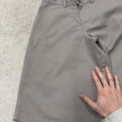 Dickies baggy carpenter shorts grey Twill chino skater style shorts loose long leg