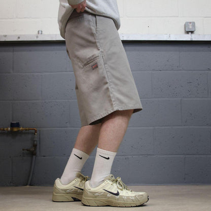 Dickies baggy carpenter shorts grey Twill chino skater style shorts loose long leg